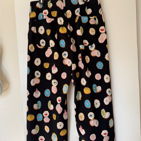 Anthropologie/ Mauve Collette pants with fun pattern - Picture 2 of 6